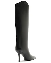 Schutz Women's Mary Ellen Heeled Pointed Toe Tall Dress Boots