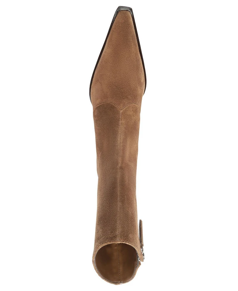 Schutz Women's Raffaela Mid Block Heel Dress Booties