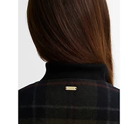 Barbour Women's Marlow Plaid Long-Sleeve Wool-Blend Overshirt