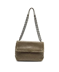 Pre-Owned Bottega Veneta Women's Olimpia Intrecciato Leather Shoulder Bag