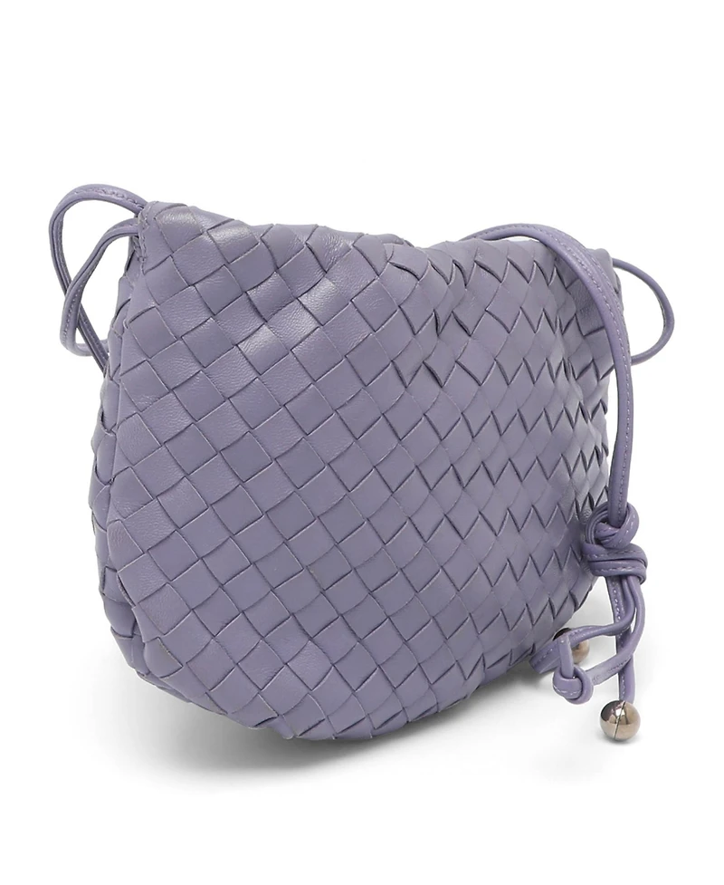 Pre-Owned Bottega Veneta Women's Mini Bulb Intrecciato Leather Hobo Bag