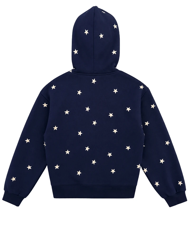 With Jules Girls' 4-16 Star Long-Sleeve Full-Zip Hoodie
