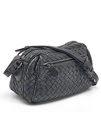 Pre-Owned Bottega Veneta Women's Intrecciato Woven Leather Crossbody Bag