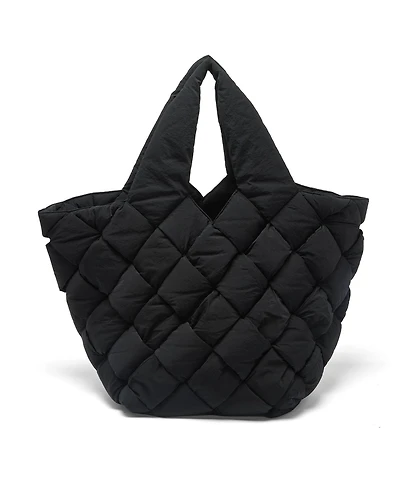 Pre-Owned Bottega Veneta Padded Cassette Intrecciato Nylon Tote