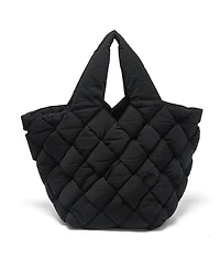 Pre-Owned Bottega Veneta Padded Cassette Intrecciato Nylon Tote