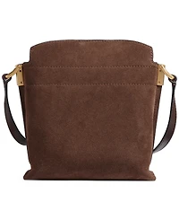 Donna Karan New York Bridgehampton Python Suede Small Crossbody Handbag