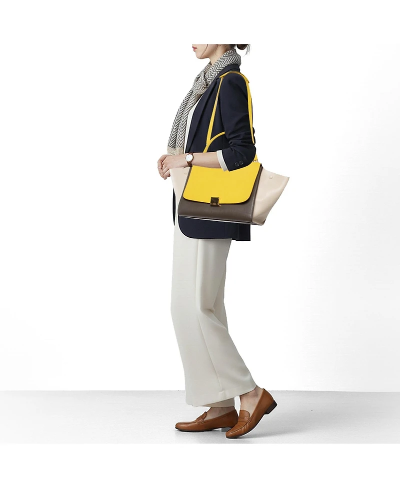 Pre-Owned Celine Women's Trapeze Leather Satchel