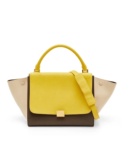 Pre-Owned Celine Women's Trapeze Leather Satchel