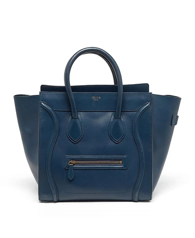 Pre-Owned Celine Women's Mini Luggage Leather Tote