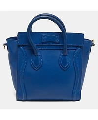 Pre-Owned Celine Women's Leather Nano Luggage Tote Bag