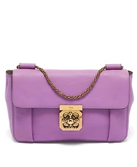 Pre-Owned Chloe women's Drew Medium Pebbled Leather Shoulder Bag