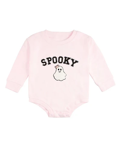 Sweet Wink Toddler Girls' 2T-5T Spooky Patch Halloween Tagless Bubble Romper