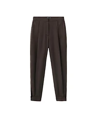 Mango Women's Mid-Rise Baggy Pants