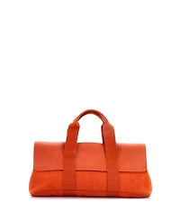 Pre-Owned Hermes Pm Valparaiso East West Bag Toile and Leather