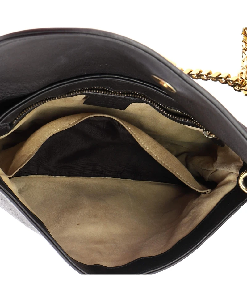 Pre-Owned Gucci Medium 1973 Chain Shoulder Bag Leather