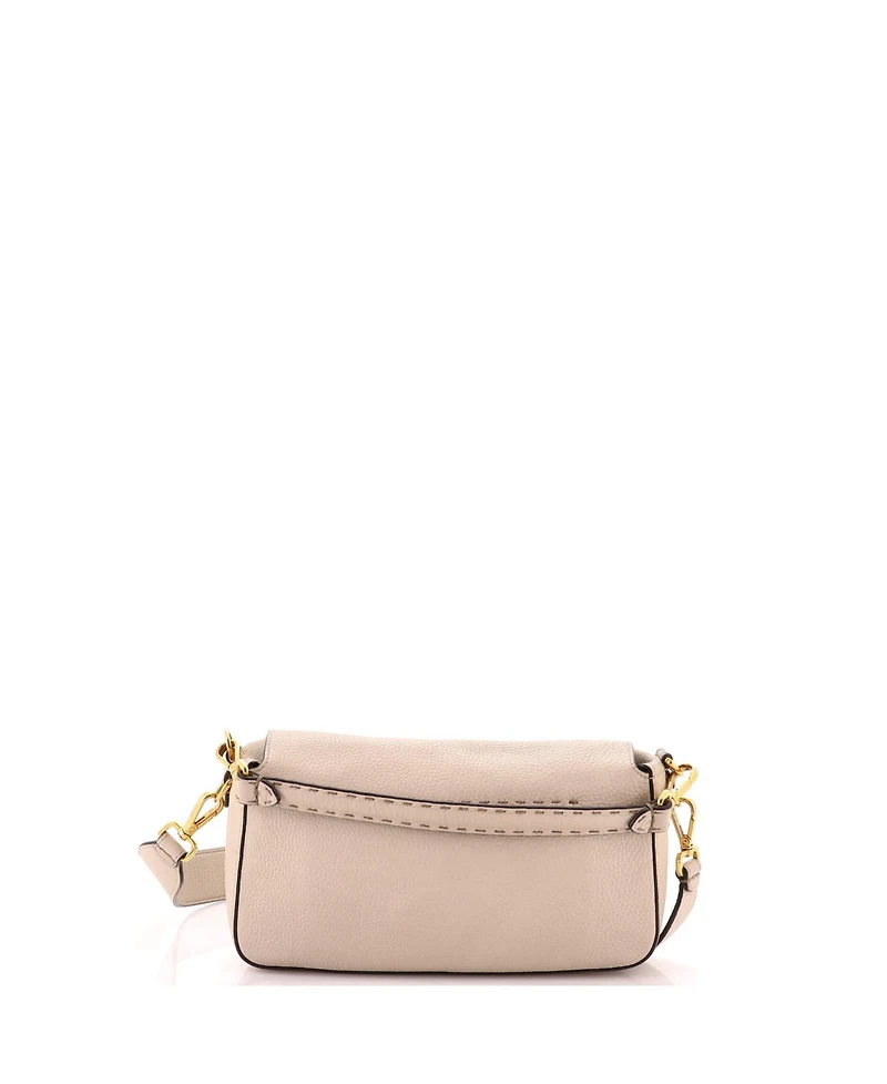 Pre-Owned Fendi Medium Selleria Baguette Nm Bag Leather
