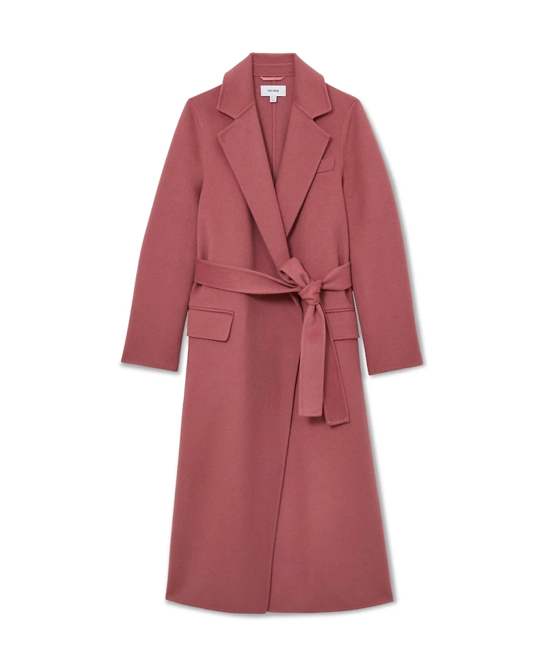 Reiss Women's Marlowe Wool-Blend Double-Breasted Blind-Seam Coat