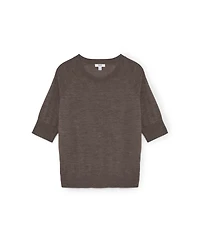 Reiss Women's Suzzie Merino Wool Crew-Neck T-Shirt
