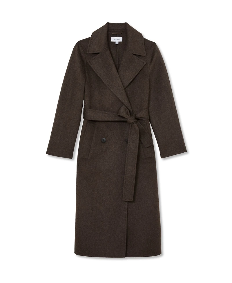 Reiss Petite Rene Double-Breasted Wool-Blend Coat