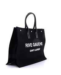 Pre-Owned Saint Laurent Large Rive Gauche Shopper Tote Canvas