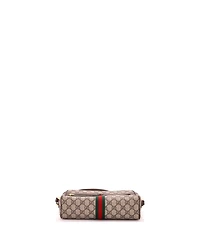 Pre-Owned Gucci Small Ophidia Shoulder Bag Gg Coated Canvas