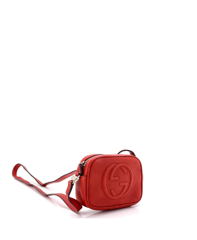 Pre-Owned Gucci Mini Soho Disco Crossbody Bag Leather