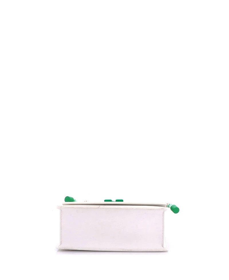 Pre-Owned Off White Gummy Jitney 1.4 Bag Leather