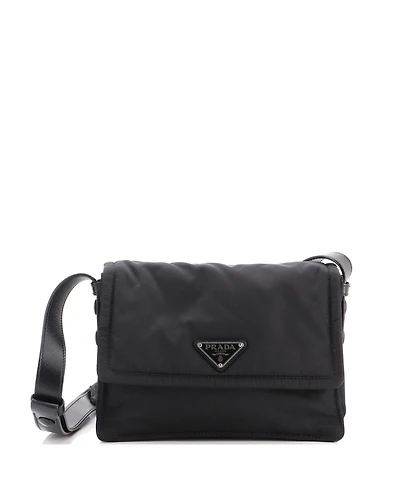Pre-Owned Prada Small Padded Flap Shoulder Bag Re-Nylon