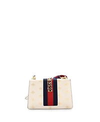 Pre-Owned Gucci Small Sylvie Shoulder Bag Printed Leather