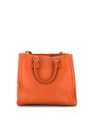 Pre-Owned Prada Large Convertible Shopper Tote Vitello Daino