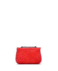 Pre-Owned Bottega Veneta Baby Olimpia Crossbody Bag Intrecciato Nappa