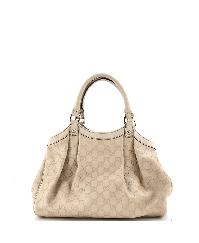 Pre-Owned Gucci Medium Sukey Tote Guccissima Leather