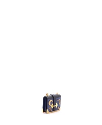 Pre-Owned Prada Micro Cahier Crossbody Bag Embellished Leather
