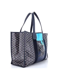 Pre-Owned Goyard Mm Villette Tote Printed Coated Canvas