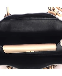 Pre-Owned Prada Small Cuir Double Tote Saffiano Leather