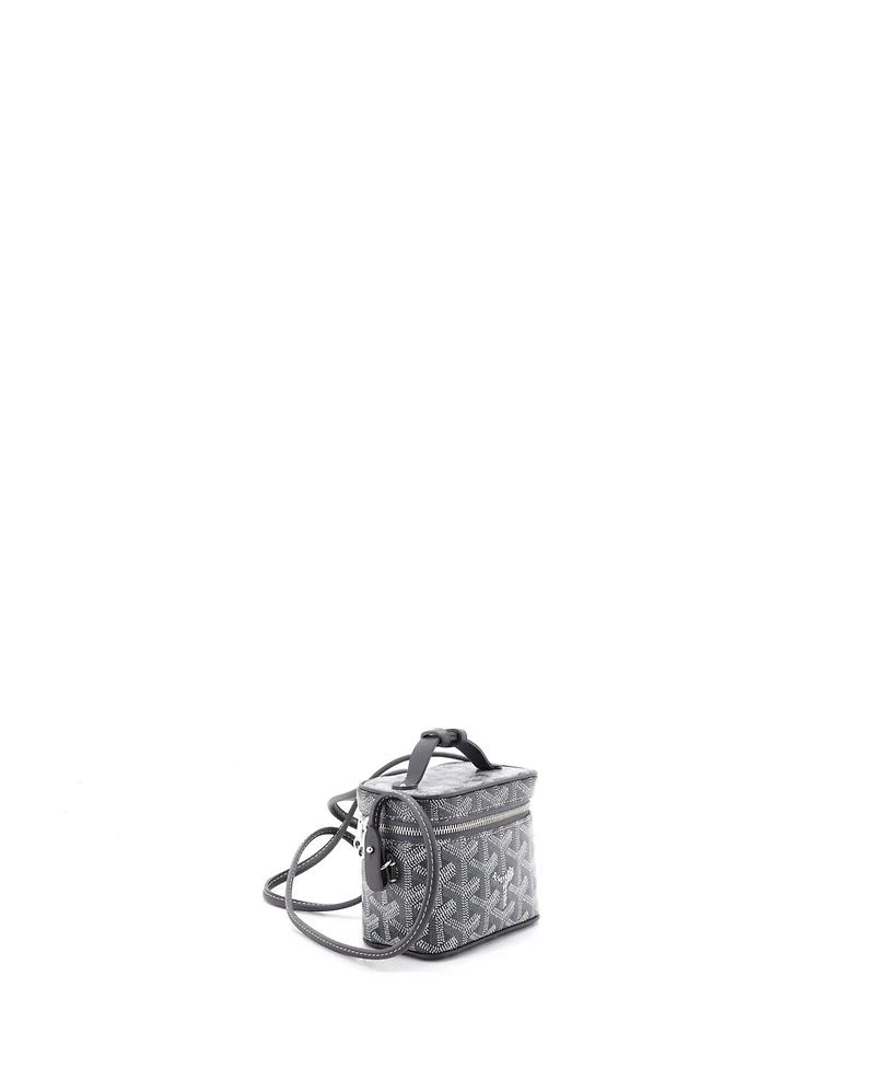 Pre-Owned Goyard Nano Muse Vanity Case Coated Canvas