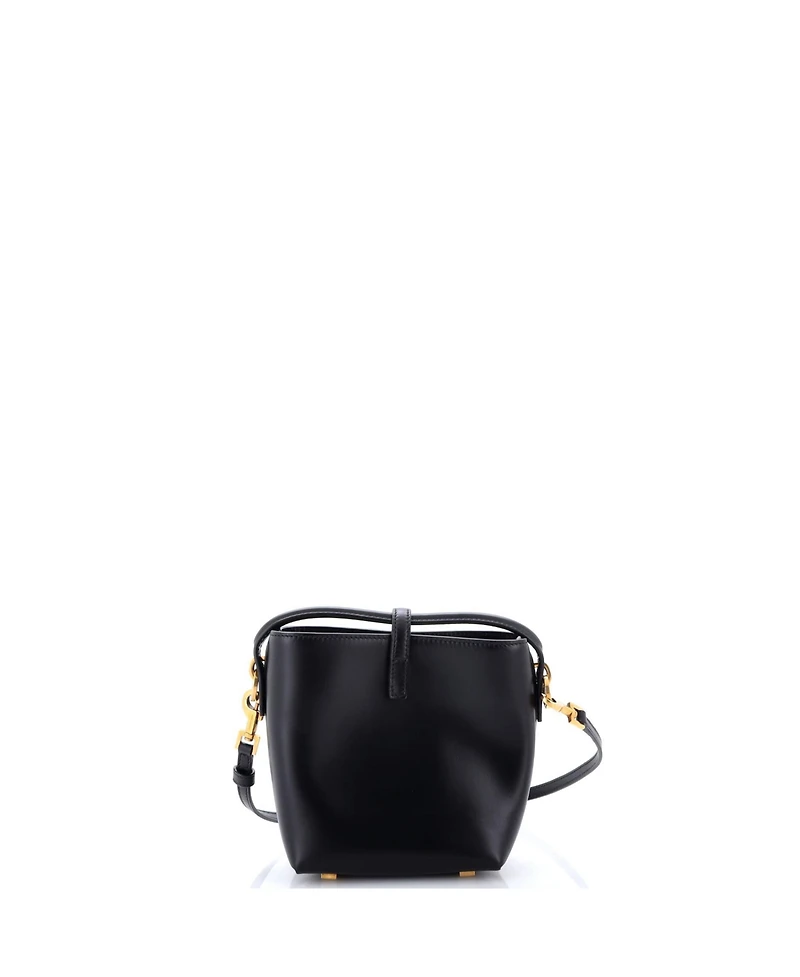 Pre-Owned Saint Laurent Mini Le 37 Bucket Bag Leather