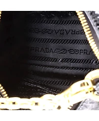 Pre-Owned Prada Small Re-Edition 2005 Shoulder Bag Patent