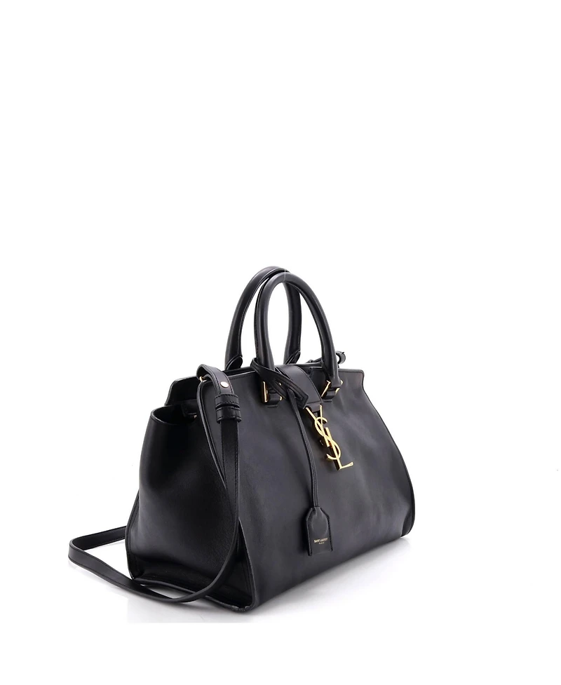 Pre-Owned Saint Laurent Small Monogram Cabas Leather