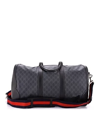 Pre-Owned Gucci Large Convertible Duffle Bag Gg Coated Canvas