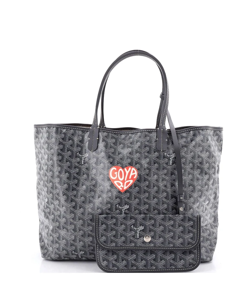 Pre-Owned Goyard Pm Saint Louis Tote Printed Coated Canvas