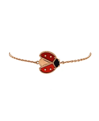 Pre-Owned Van Cleef and Arpels Lucky Spring Open Wings Ladybug Bracelet