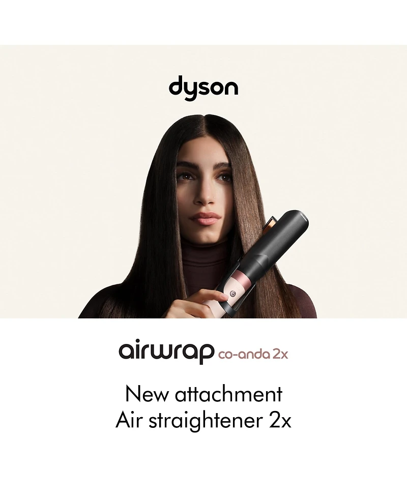Dyson Air Straightener 2x Airwrap Co-anda2x Attachment | Black