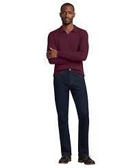 Lands' End Men's Stretch Classic Straight Fit Forever Blue Jean