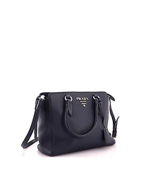 Pre-Owned Prada Medium Convertible Zip Tote Vitello Phenix