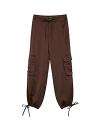 Desigual Women's Satin cargo pants