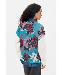 Desigual Women's Embroidered back sweatshirt