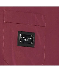 Pre-Owned Dolce & Gabbana Men's Burgundy Cotton Bowling Shirt