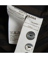 Pre-Owned Dolce & Gabbana Men's Slim-Fit Striped Dress Shirt