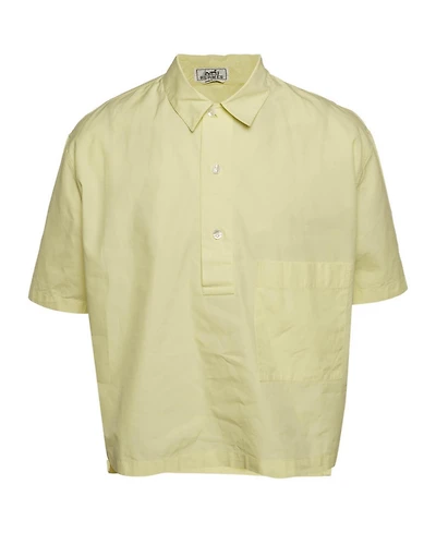Pre-Owned Hermes Men's Cotton Oversized Polo T-Shirt